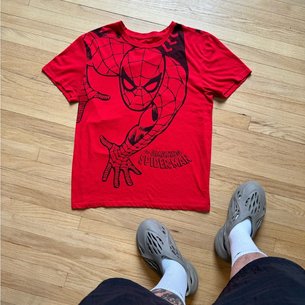 Vintage Amazing Spider Man Heavyweight T Shirt 90s L